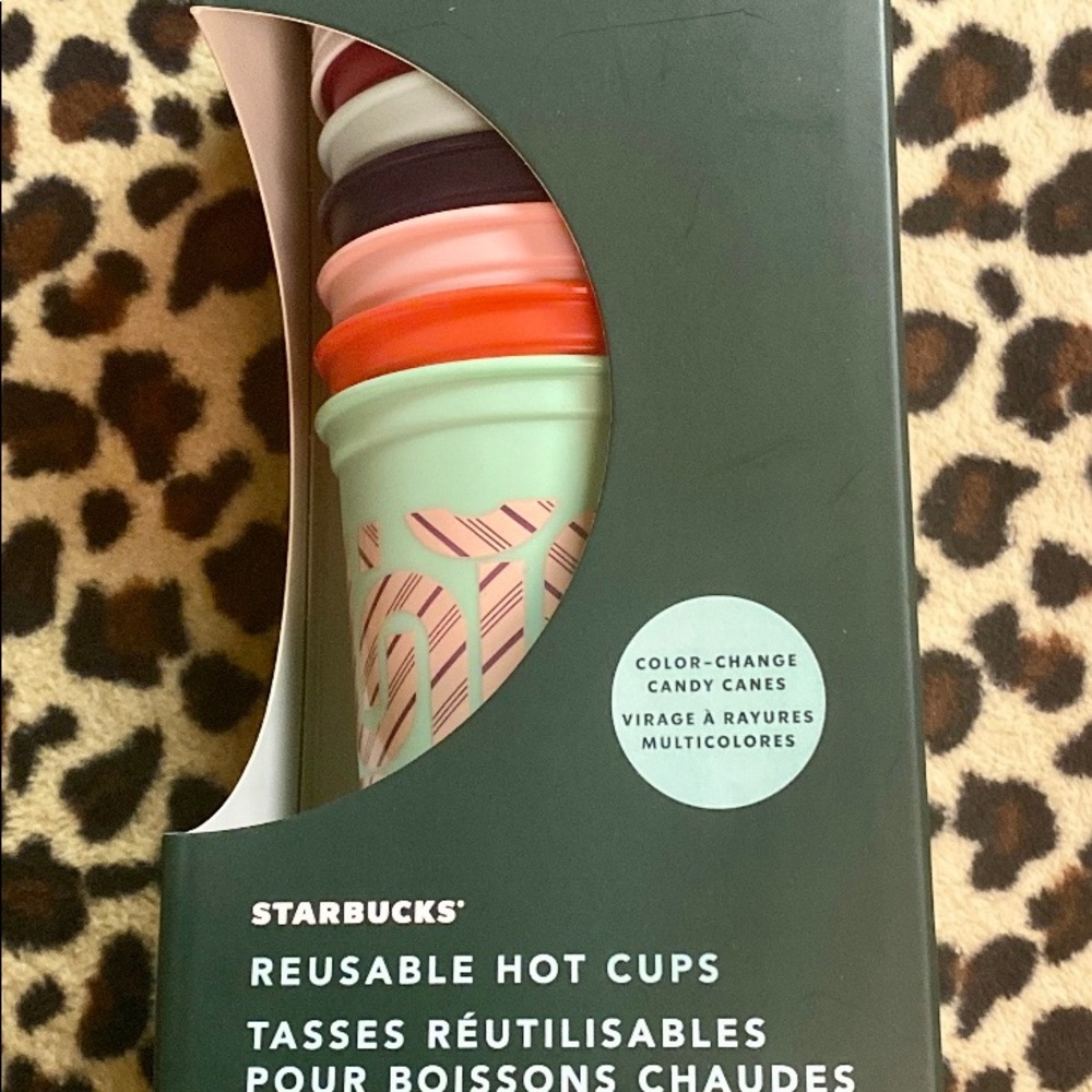 Starbucks color changing holiday hot cups